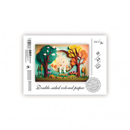 PAPER COLOUR TWO SIDED 8L/A4 2SP-P8 (20)
