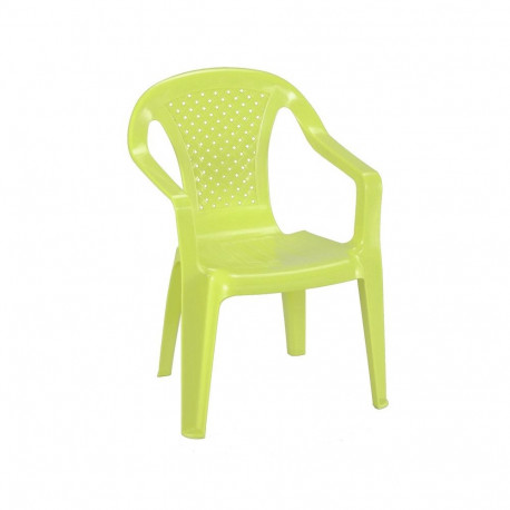 CHAIR CHILD PLASTIC GREEN CAMELIA 46225
