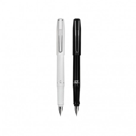 ERASABLE FOUNTAIN PEN BLACK/WHITE