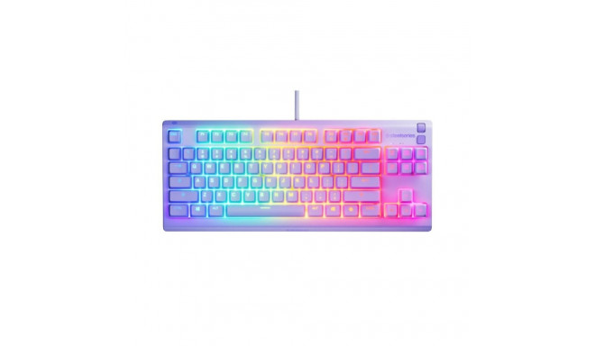 KEYBOARD STEELSERIES APEX3 TKL LAVENDER