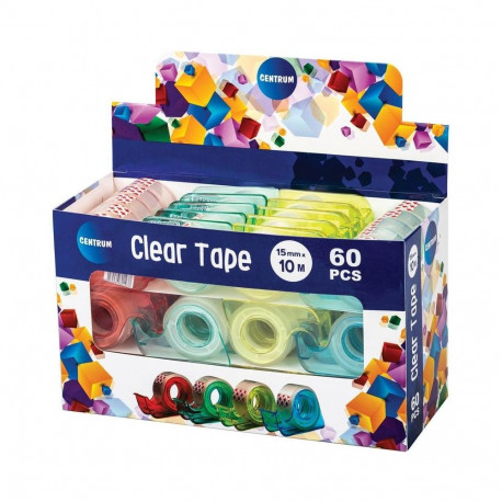 STATIONERY CLEAR TAPE 15MMX10M 80143