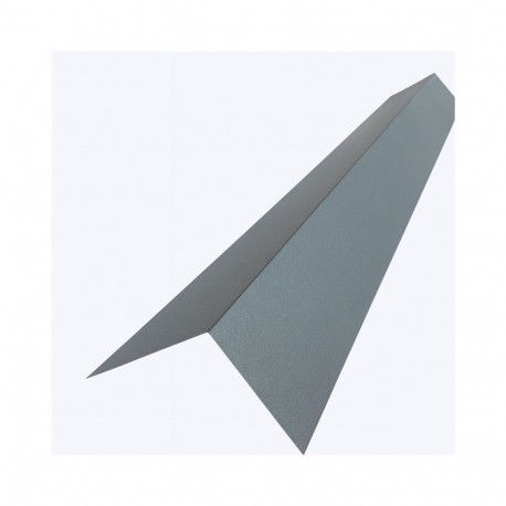 ROOF RIDGE CAP 195X195X2000 RAL7016 MAT