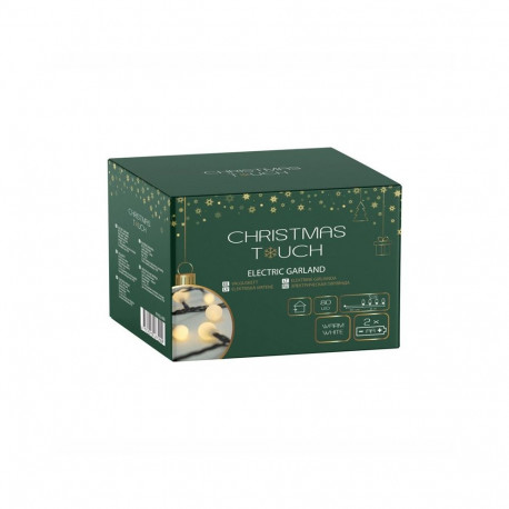 Garland EL CHER W valge 80L 8M 2XAA IP20