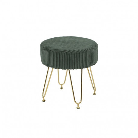 POUF ARZU DARK GREEN 38X40CM