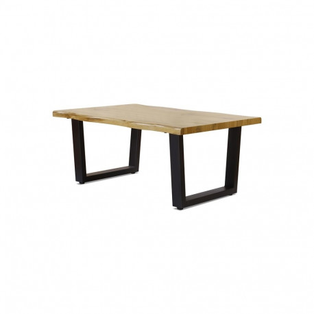 COFFEE TABLE DOMOLET 90X60X39 WOOD/BLACK