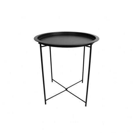 FELINE END TABLE. BLACK 505X468X468MM