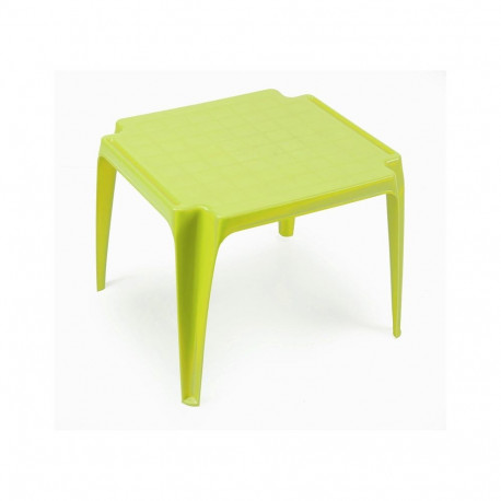 TABLE CHILDREN'S PLASTIC GREEN 55X50X44