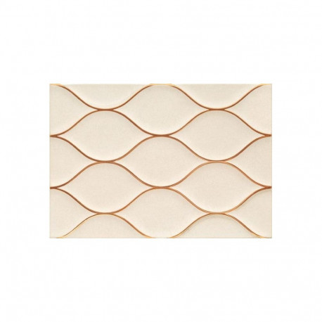 DEKOR ŚCIENNY NAVONA BEIGE 25X36