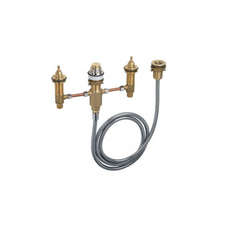 BATH MIXER HG 4-HOLE BASIC SET CONC.EXP.