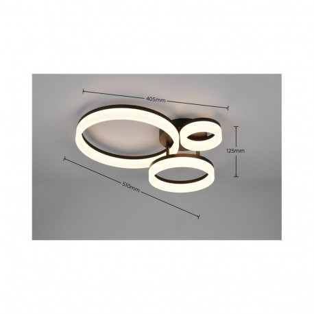 laevalgusti LED Trio Scope 4000lm must