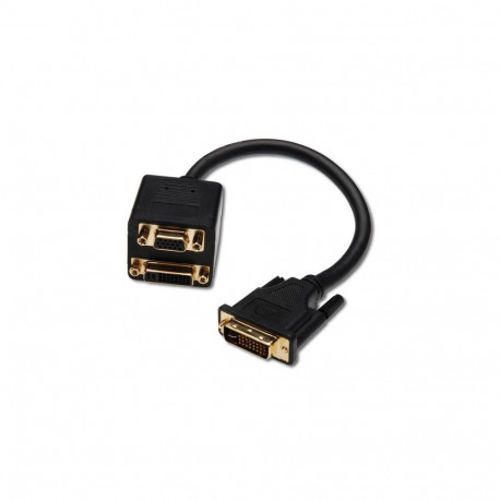 PremiumCord Adapter DVI(24+5) male => DVI(24+5) female + DB15HD female