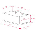 Cooker Hood  TEKA GFG2 white