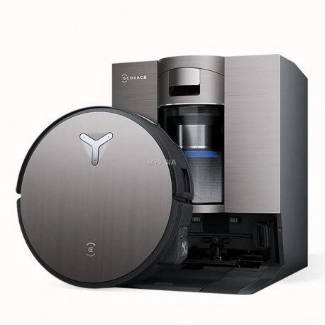 Ecovacs Robot Vacuum Cleaner with New Bagless All-in-One OmniCyclone Station  DEEBOT X11 OMNICYCLONE