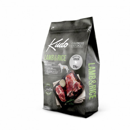 Kudo Lamb & Rice Junior dog food 12kg