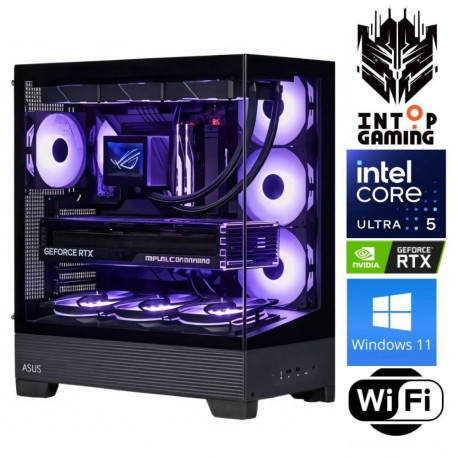 INTOP Ultra 5 245KF 32GB DDR5 1TB SSD M.2 NVME+4TB RTX5060 8GB WiFi WIN11Pro
