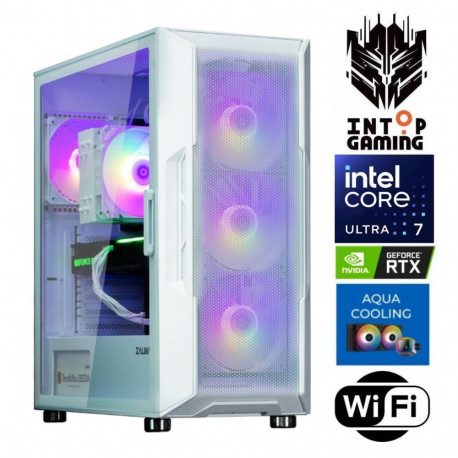 INTOP AQUA Ultra 7 265KF 16GB DDR5 500SSD M.2 NVME+4TB RTX5050 8GB WiFi no-OS