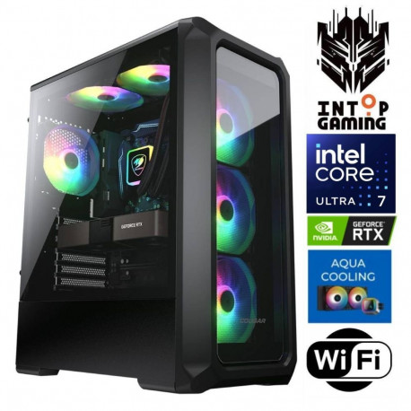 INTOP AQUA Ultra 7 265KF 64GB DDR5 500SSD M.2 NVME+4TB RTX5060Ti 8GB WiFi no-OS