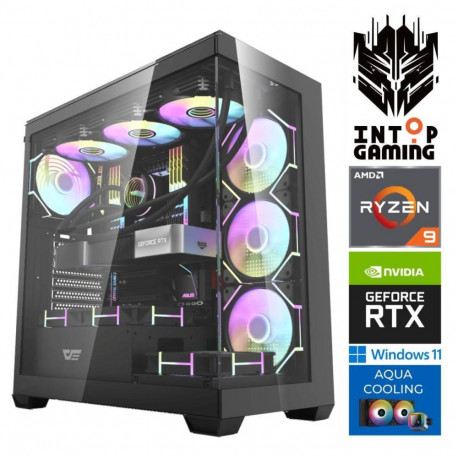 INTOP AQUA Ryzen 9 9900x 64GB DDR5 1TB SSD M.2 NVME+4TB RTX5070Ti 16GB
 WIN11