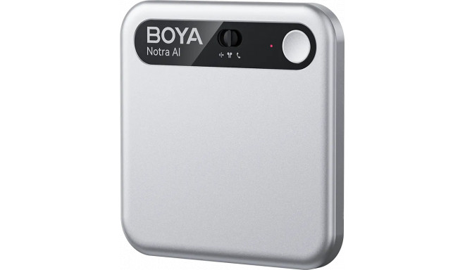 Boya Notra AI Note Taker, silver