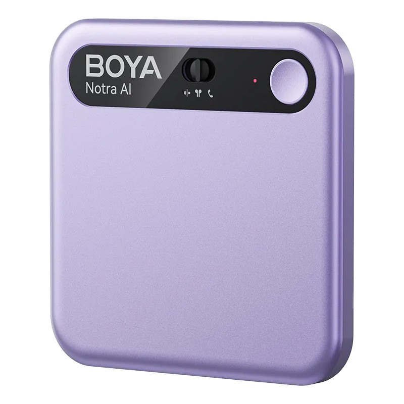 Boya Notra AI Note Taker, lilla