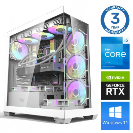 INTOP i5-14400F 64GB DDR5 1TB SSD M.2 NVME+4TB RTX5060 8GB WIN11