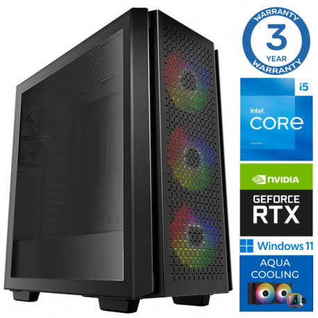 INTOP AQUA i5-13400F 64GB DDR5 2TB SSD M.2 NVME+4TB RTX5060 8GB WIN11