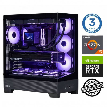 INTOP Ryzen 5 7500F 64GB DDR5 1TB SSD M.2 NVME+4TB RTX5060Ti 16GB no-OS