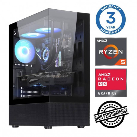 INTOP Ryzen 5 5600X 64GB 500SSD M.2 NVME+4TB RX580 8GB no-OS