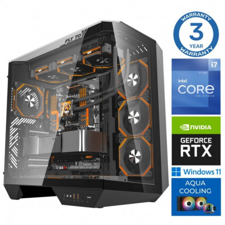 INTOP AQUA i7-14700F 16GB DDR5 1TB SSD M.2 NVME+4TB RTX5070 12GB WIN11Pro
