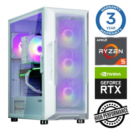 INTOP Ryzen 5 5600X 32GB 1TB SSD M.2 NVME+4TB RTX3050 6GB no-OS