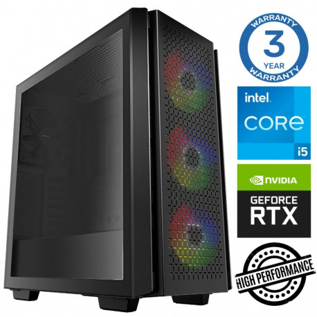 INTOP i5-12400F 32GB 1TB SSD M.2 NVME+4TB RTX3050 6GB no-OS