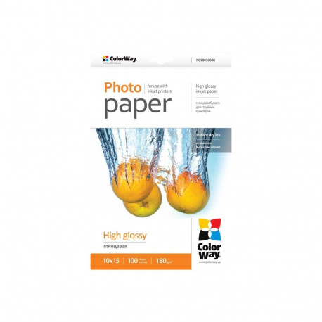 Photo Paper 100 pc. | PG1801004R | 180 g/m² | 10 x 15 cm | Glossy