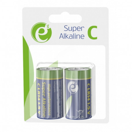 Alkaline battery LR-14 C-Cell, 1.5V, 2 pieces