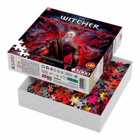 Puzzle - Cenega Publishing The Witcher Corvo Bianco 1000 pcs 480x680 mm