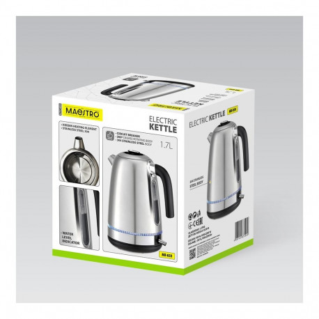 Electric Kettle - Maestro MR-050 1.7L 2200W Stainless Steel