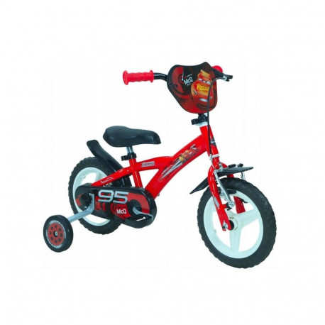 Children's Bicycle - Huffy Disney CARS 12” Bike (steel frame, inflatable wheels, red)