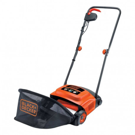 Garden Tool - BLACK+DECKER GD300-QS 600W Lawn Scarifier with Grass Catcher Black, Orange