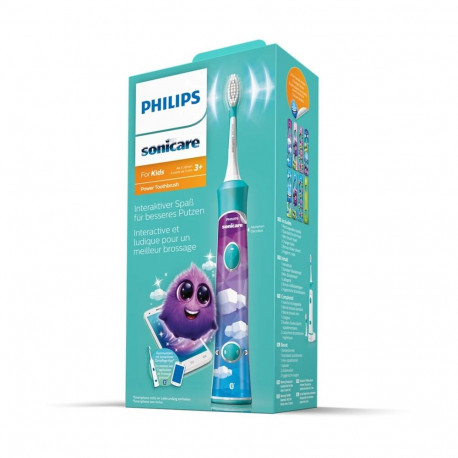 Electric Toothbrush - Philips Sonicare For Kids HX6352/11 Sonic, Bluetooth, 2 Brush Heads
