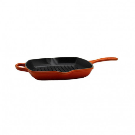 Cookware - Le Creuset Signature Square Grill Pan 26cm Induction Dishwasher Safe Red