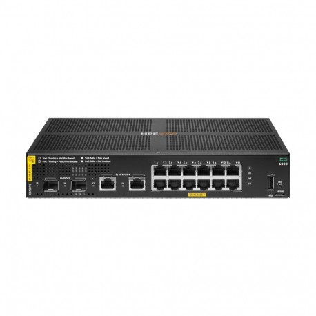HPE Aruba Networking lüliti CX 6000 12p 10M/100M/1G Class4 PoE 2p SFP 1G 139W EU en
