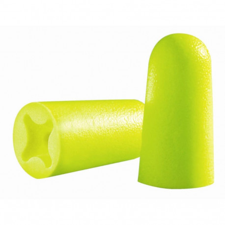 Uvex X-fit disposable earplugs – patented x-grip shape, snr 37 dB, polyurethane foam, yellow, 1 pair