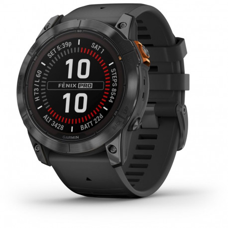 Garmin Fenix 7X Pro Solar (26mm) slate grey / black