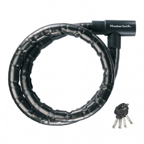 Master Lock võtmega soomustatud kaabellukk 22mm 8115EURDPS
