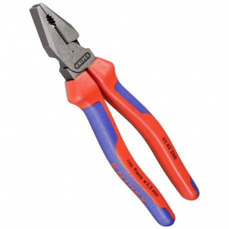 KNIPEX suure jõudlusega kombineeritud tangid atramentiseeritud pol. 200 mm