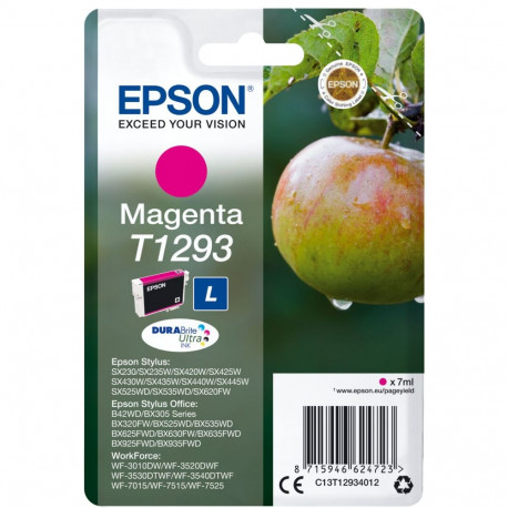 Epson ink cartridge magenta DURABrite T 129           T 1293
