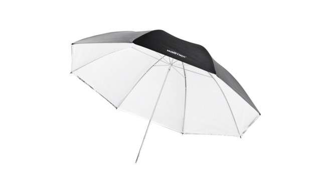 Walimex 2in1 refleks- ja läbipaistev vihmavari valge 109cm