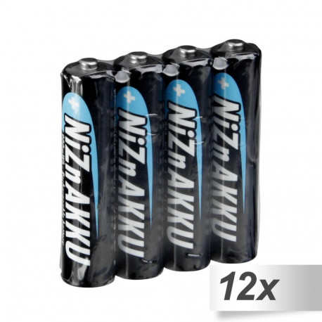 12x4 Ansmann NiZn patarei Micro AAA 900 mWh 1321-0001