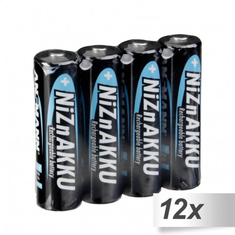 Ansmann akupatarei NiZn Mignon AA 2500mWh 12x4tk