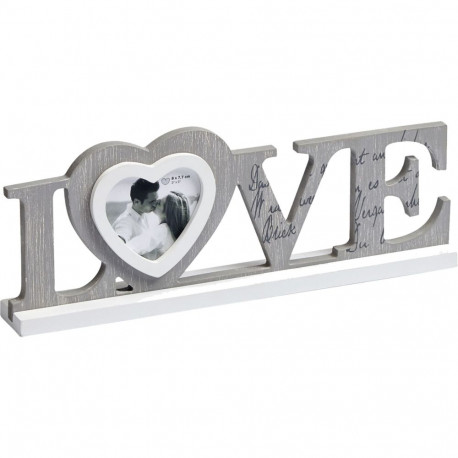 Walther Love               8x7,7 Wood Portrait grey YF199D