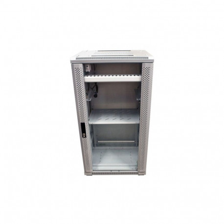 "ALLNET Netzwerkschrank 19"" 32HE B600/T1000mm Glastür Lichtgrau SNB-Serie"